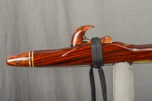 Cocobolo Native American Flute, Minor, Mid A-4, #L28F (10)
